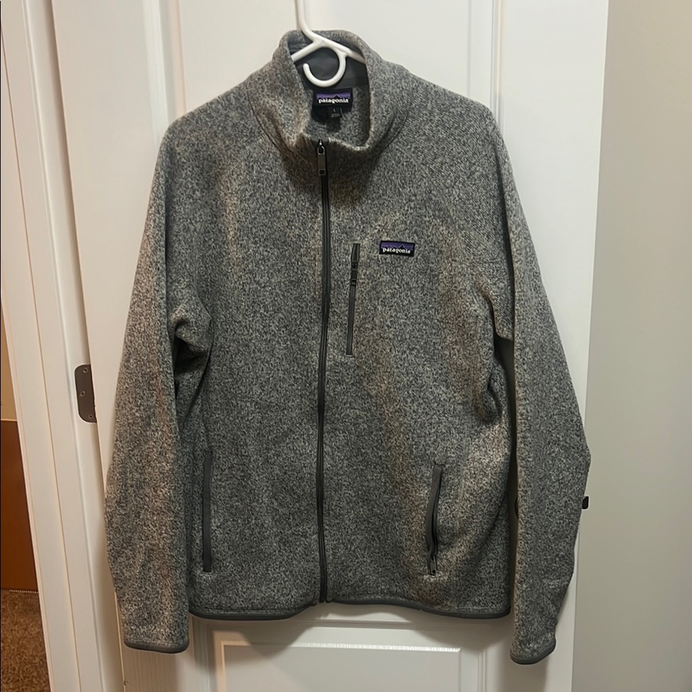 Patagonia Men’s Gray Full-Zip Fleece Jacket